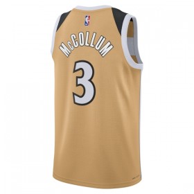 Canotte Uomo Washington Wizards CJ Mccollum Nike 2025-26 City Edition Oro Swingman